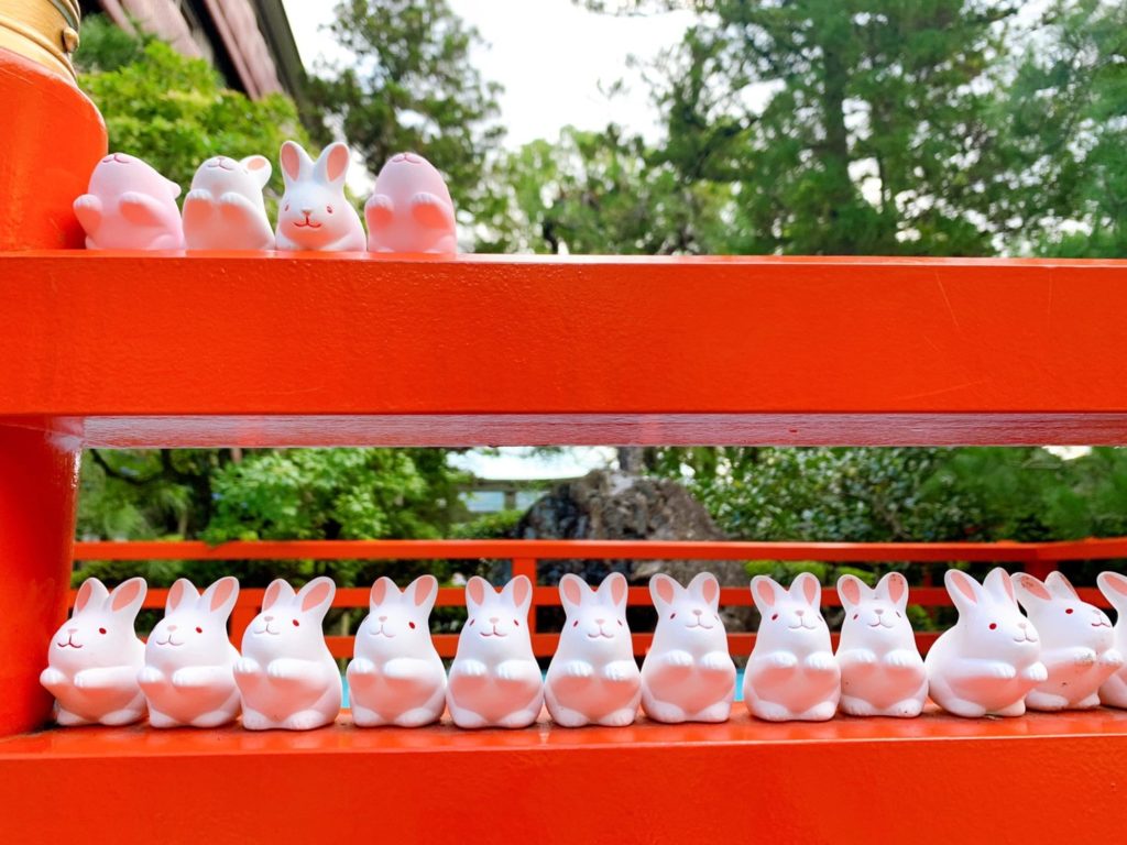 岡崎神社 うさぎみくじ　うさぎ　おみくじ